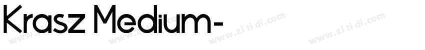 Krasz Medium字体转换